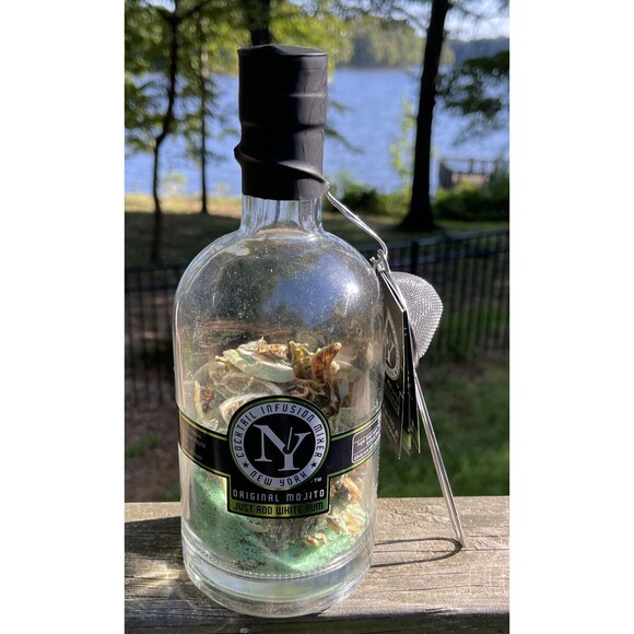 NY Cocktail Infusion Mixer Original Mojito Just Add White Rum Brand Strainer NEW - Picture 1 of 10